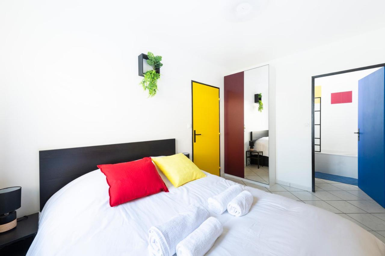 Appartement Entier - Le Mondrian - 1Ch Check-In 24H Villeurbanne Exterior photo