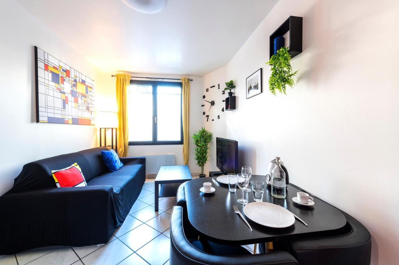 Appartement Entier - Le Mondrian - 1Ch Check-In 24H Villeurbanne Exterior photo